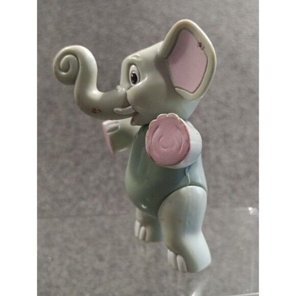 Rainforest Cafe Rio Red Macaw & Posing Elephant Movable Action Figure VTG 2000 - Picture 8 of 10